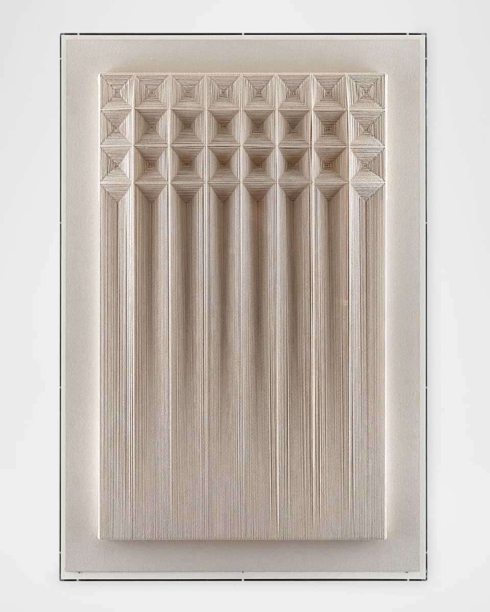 "Faceted Fabric" Textural Wall Art